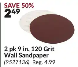 Princess Auto 2 pk 9 in. 120 Grit Wall Sandpaper offer