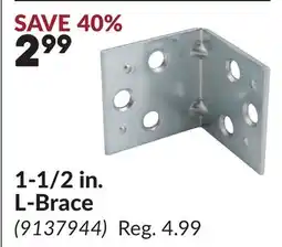 Princess Auto 1-1/2 in. L-Brace offer