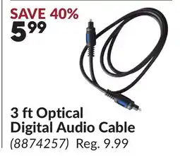 Princess Auto 3 ft Optical Digital Audio Cable offer