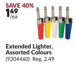 Princess Auto Extended Lighter, Assorted Colours offer