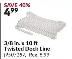 Princess Auto 3/8 in. x 10 ft Twisted Dock Line offer