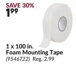 Princess Auto 1 x 100 in. Foam Mounting Tape offer