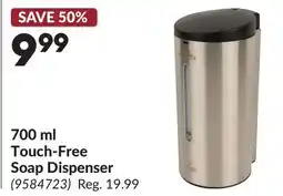 Princess Auto 700 ml Touch-Free Soap Dispenser offer