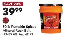 Princess Auto 50 lb Pumpkin Spiced Mineral Rock Bait offer