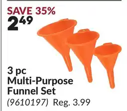 Princess Auto 3 pc Multi-Purpose Funnel Set offer