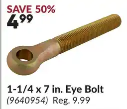 Princess Auto 1-1/4 x 7 in. Eye Bolt offer