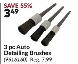 Princess Auto 3 pc Auto Detailing Brushes offer
