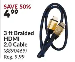 Princess Auto 3 ft Braided HDMI 2.0 Cable offer