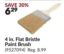 Princess Auto 4 in. Flat Bristle Paint Brush offer