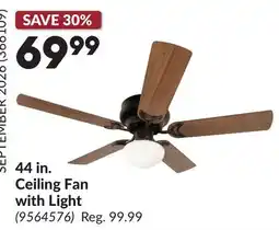 Princess Auto 44 in. Ceiling Fan with Light offer