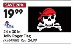 Princess Auto 24 x 30 in. Jolly Roger Flag offer
