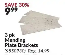 Princess Auto 3 pk Mending Plate Brackets offer