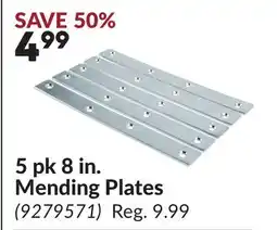 Princess Auto 5 pk 8 in. Mending Plates offer