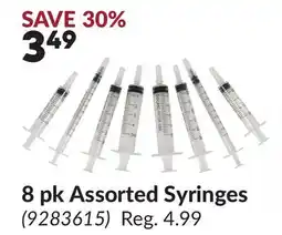 Princess Auto 8 pk Assorted Syringes offer