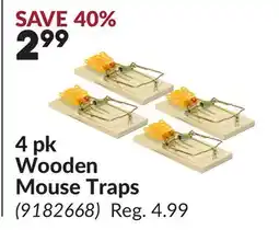 Princess Auto 4 pk Wooden Mouse Traps offer