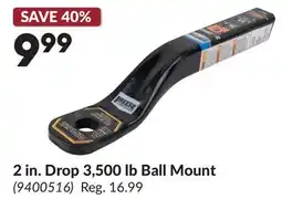 Princess Auto 2 in. Drop 3,500 lb Ball Mount offer