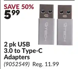 Princess Auto 2 pk USB 3.0 to Type-C Adapters offer