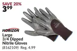 Princess Auto Large 3/4 Dipped Nitrile Gloves offer