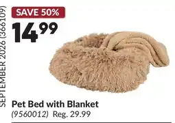 Princess Auto Pet Bed with Blanket offer