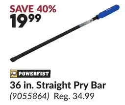Princess Auto 36 in. Straight Pry Bar offer