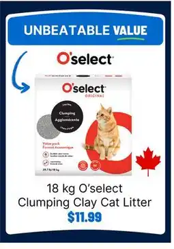 Ren’s Pets Depot O'select Clumping Clay Cat Litter offer