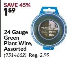 Princess Auto 24 Gauge Green Plant Wire, Assorted offer