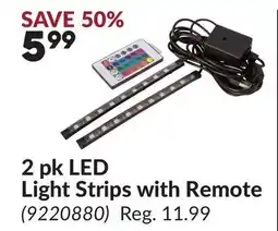 Princess Auto 2 pk LED Light Strips with Remote offer