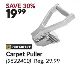 Princess Auto Carpet Puller offer