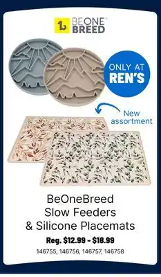 Ren’s Pets Depot BeOneBreed Slow Feeders & Silicone Placemats offer