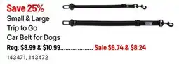 Ren’s Pets Depot Small & Large Trip to Go Car Belt for Dogs offer