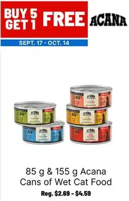 Ren’s Pets Depot Acana Cans of Wet Cat Food offer