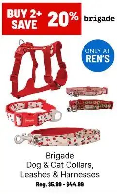 Ren’s Pets Depot Brigade Dog & Cat Collars, Leashes & Harnesses offer