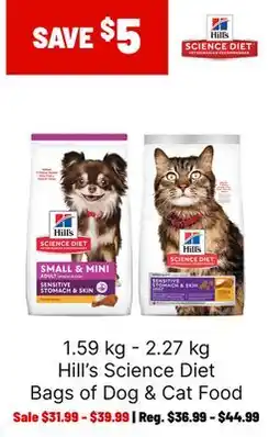 Ren’s Pets Depot Hill's Science Diet Bags of Dog & Cat Food offer