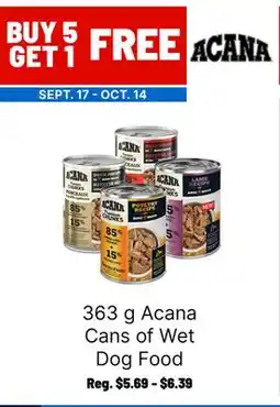 Ren’s Pets Depot Acana Cans of Wet Dog Food offer