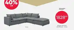 Meubles RD Modular Sectional with Ottoman - 5 mcx offer