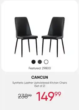 Meubles RD Cancun - Chairs (Set of 2) - Black offer