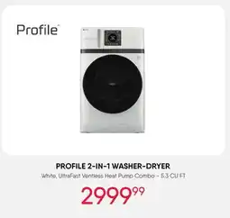 Meubles RD PROFILE 2-IN-1 WASHER-DRYER offer