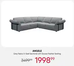 Meubles RD Angele - Goose Feather Sectional offer