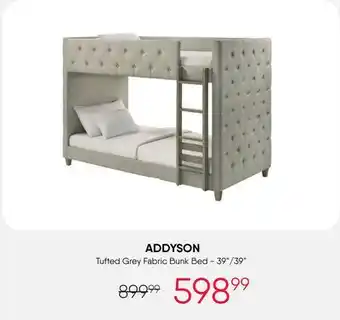Meubles RD Addyson - Tufted Bunk Bed - 39/39 offer