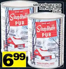 Supermarché PA SIROP D'ÉRABLE PUR | Pure Maple Syrup offer