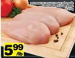 Supermarché PA POITRINE DE POULET FRAIS DÉSOSSÉE | Fresh Chicken Breast Boneless offer