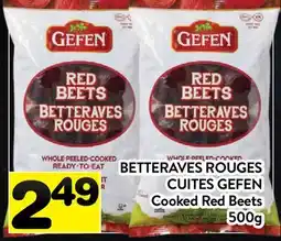 Supermarché PA BETTERAVES ROUGES CUITES GEFEN | Cooked Red Beets offer