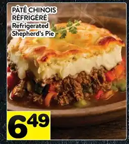 Supermarché PA PÂTE CHINOIS RÉFRIGÉRÉ | Refrigerated Shepherd's Pie offer