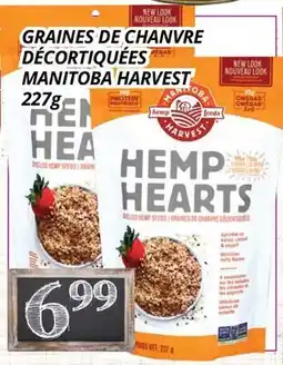 Supermarché PA GRAINES DE CHANVRE DÉCORTIQUÉES MANITOBA HARVEST offer