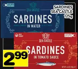 Supermarché PA SARDINES SEA CASTLE offer