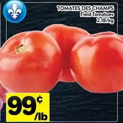 Supermarché PA TOMATES DES CHAMPS | Field Tomatoes offer