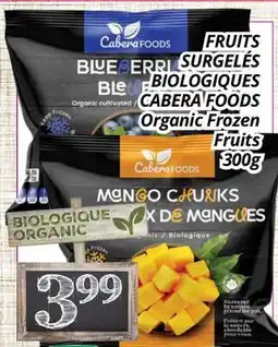 Supermarché PA FRUITS SURGELÉS BIOLOGIQUES CABERA FOODS | Organic Frozen Fruits offer