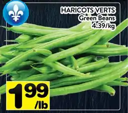 Supermarché PA HARICOTS VERTS | Green Beans offer