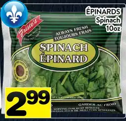 Supermarché PA ÉPINARDS | Spinach offer