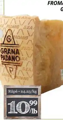 Supermarché PA FROMAGE PARMESAN GRANA PADANO | Cheese offer